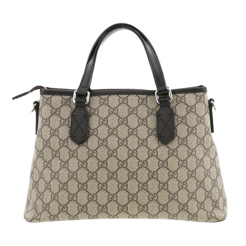 Gucci GG Supreme canvas convertible tote signature ebony GG monogram - Picture 4 of 6